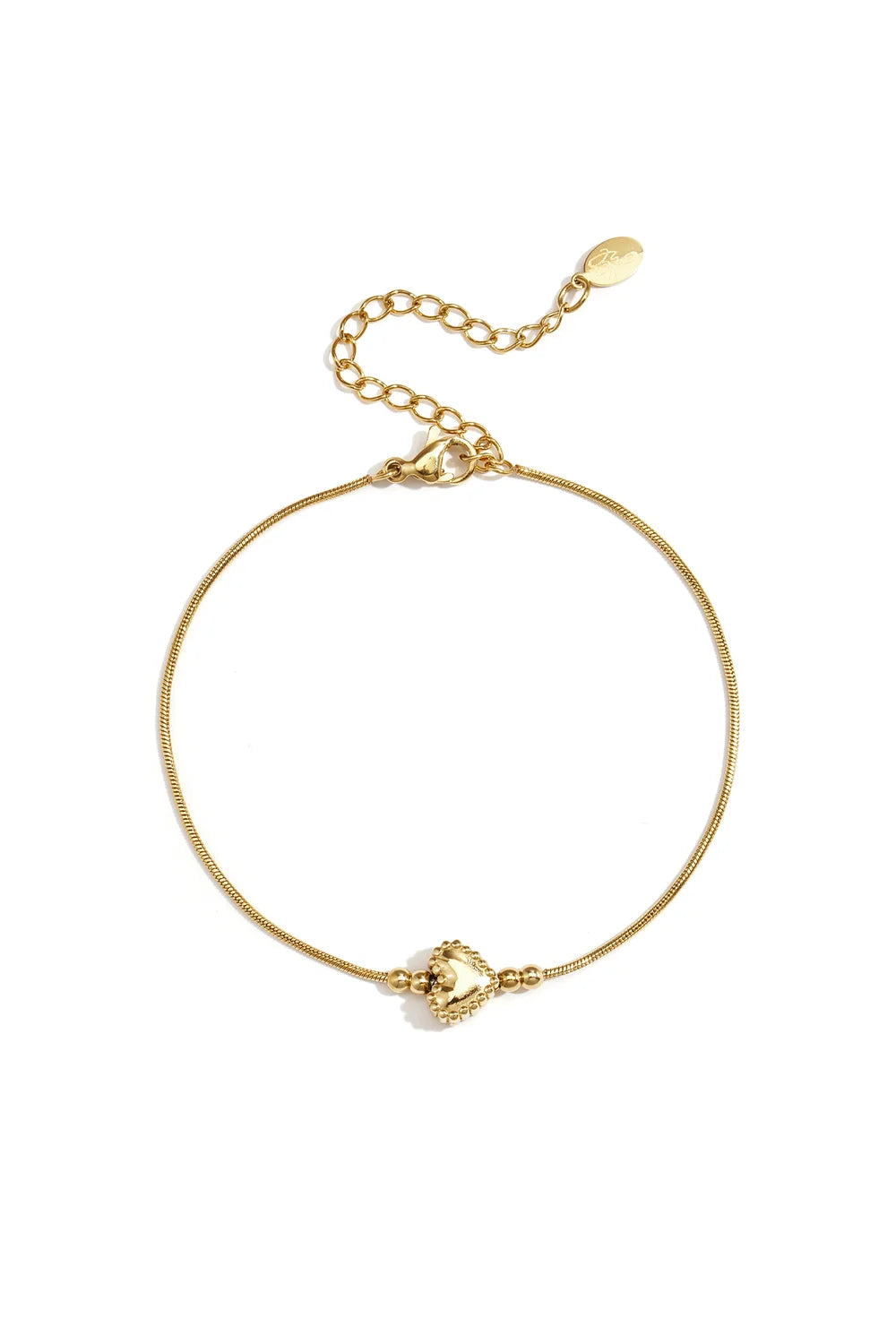Little heart bracelet GOUD