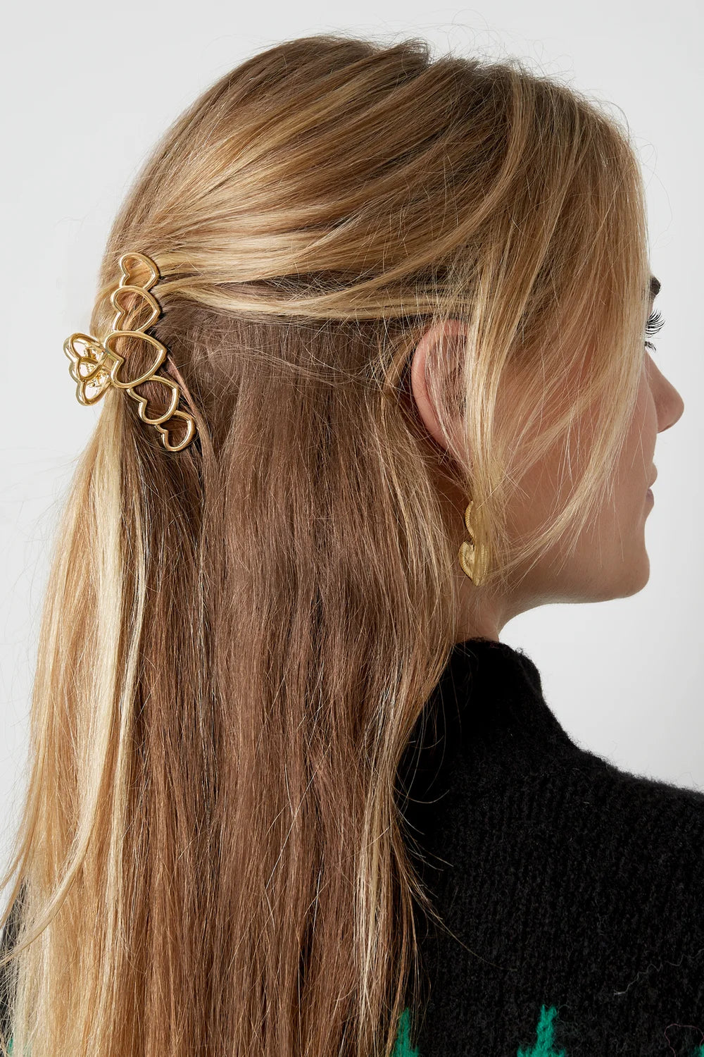 Heart hair clip