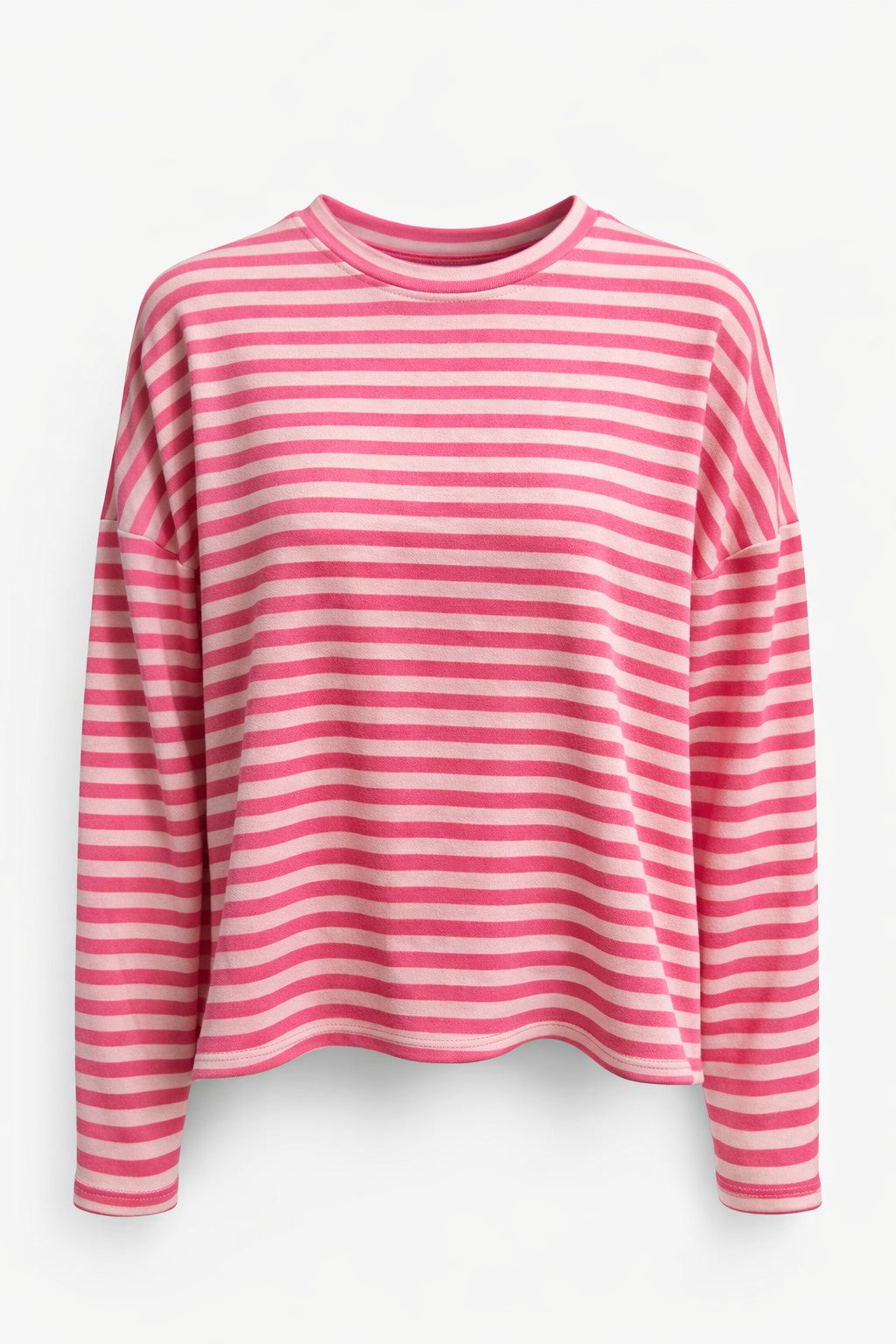 Striped long sleeve pink