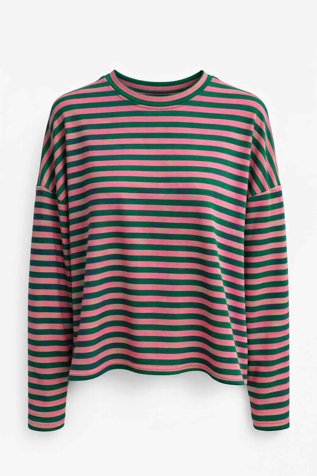Striped long sleeve green