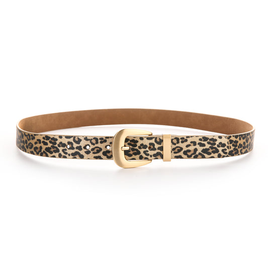 Fancy leopard belt