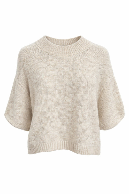 Knitted beige top
