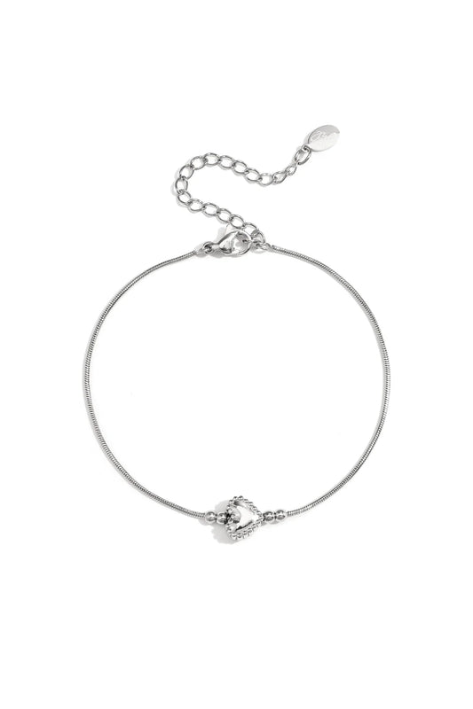 Little heart bracelet ZILVER