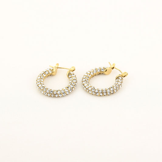 Rhinestone earrings