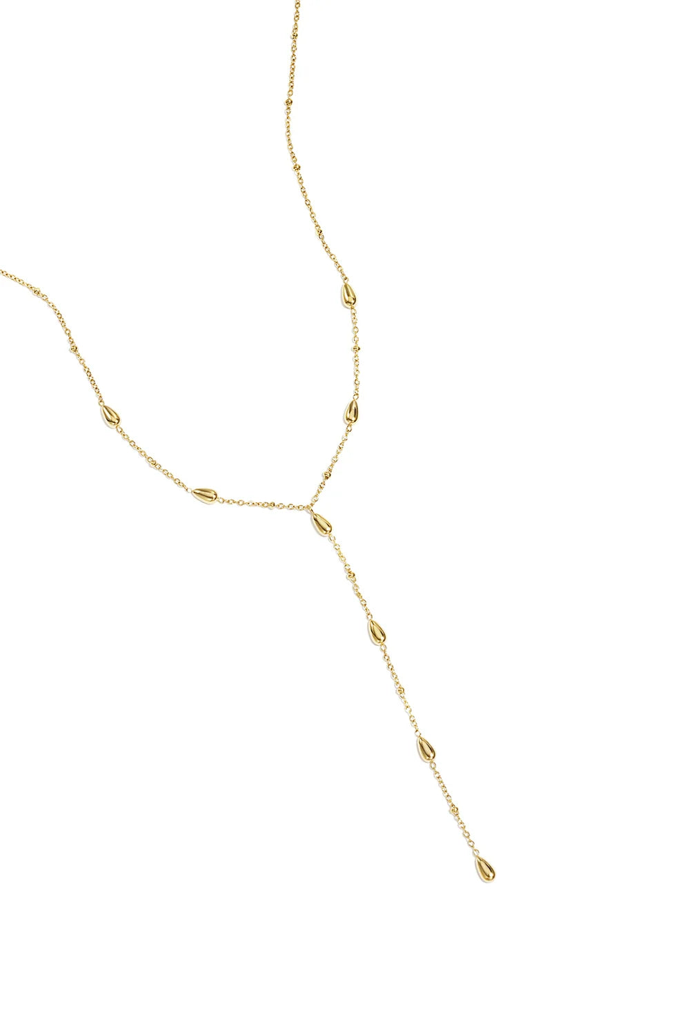 Y-line necklace GOUD
