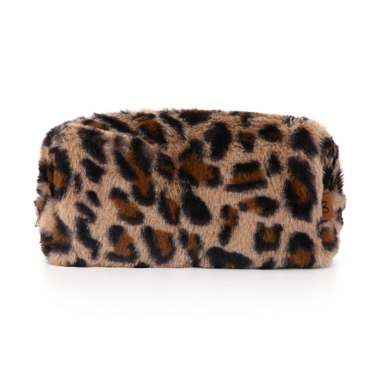 Leopard make-up bag