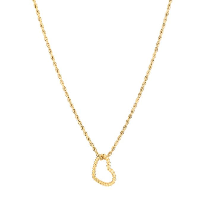 Chain heart necklace