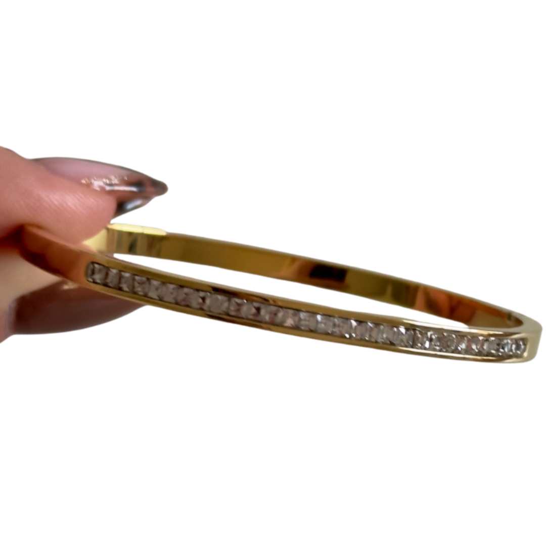 Rhinestone bangle